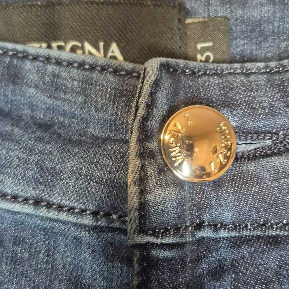 Zegna ZZ530 Slim Fit Blue Jeans Size 31 - Picture 4 of 14